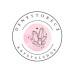 Pink Cute Simple Flower Shop Circle Logo