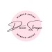 Pink and White Minimalist Initial Makeup Artist Logo - 2